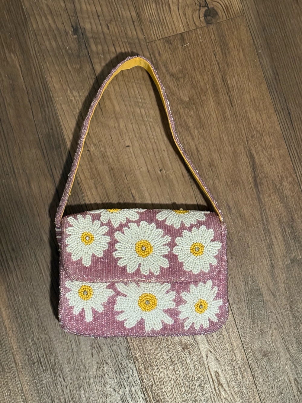 Beaded Daisy Shoulder Bag brand new with tags